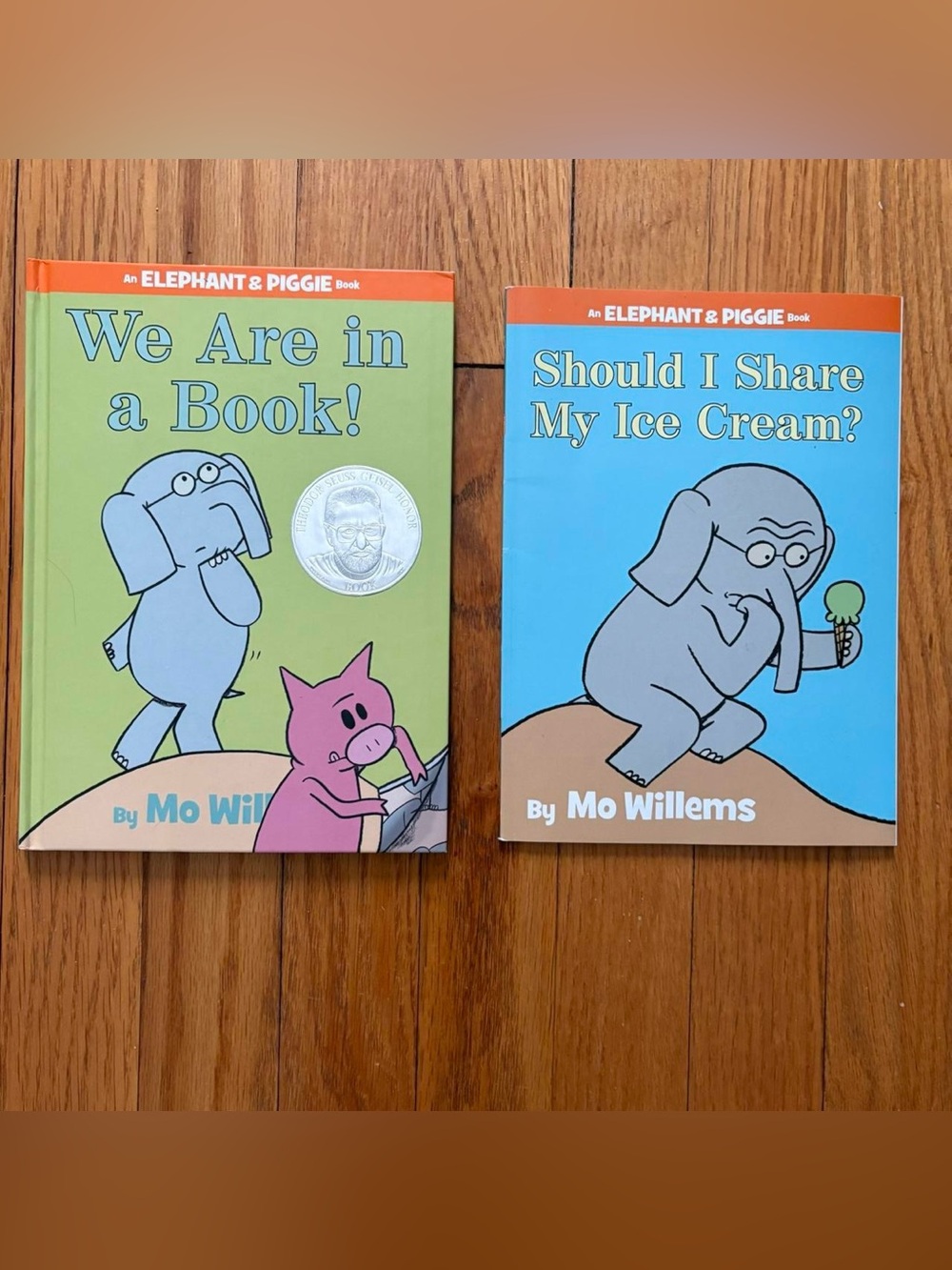 Hyperion Mo Willems Elephant & Piggie Award Winning 2 Book Mixed Lot